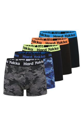 WORKWEAR HARD YAKKA TRUNKS 5 PACK - S