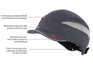 HEAD PROTECTION ESKO BUMP CAP SHORT PEAK