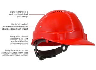 HEAD PROTECTION ESKO TUFFNUT HARDHAT RATCHET BLUE EA