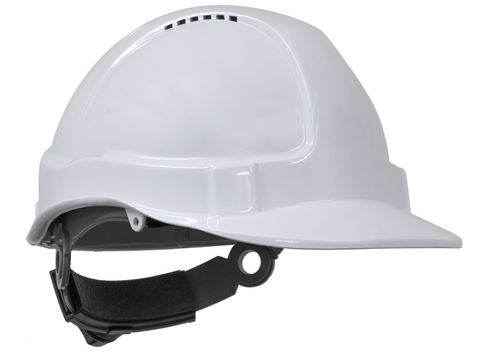 HEAD PROTECTION ESKO TUFFNUT HARDHAT VENTED RATCHET WHITE EACH