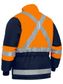 WORKWEAR BISLEY X TAPED TWO TONE HIVIS FREEZER JACKET EA