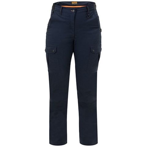 WORKWEAR BISON LADIES POLYCOTTON PANTS NAVY EA