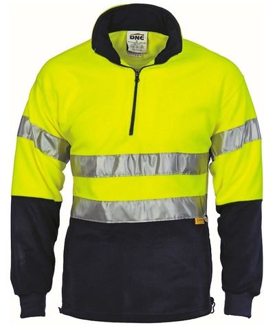WORKWEAR DNC 3829 TAPED POLAR FLEECE JUMPER