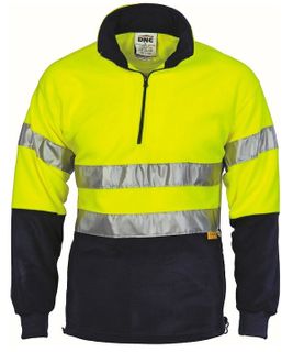 WORKWEAR DNC 3829 TAPED POLAR FLEECE JUMPER