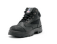 BOOT STEEL BLUE PARKES ZIP/SIDE LACE UP BLACK