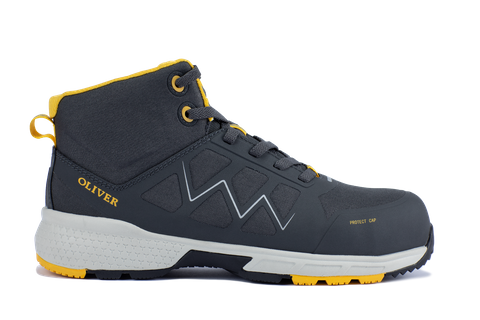 BOOT OLIVER GREY SPORTS JOGGER ANKLE BOOT NON METALLIC PAIR
