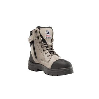 BOOT STEEL BLUE SOUTHERN CROSS ZIP SIDE SLATE