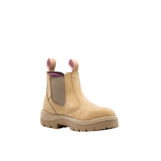 BOOT STEEL BLUE HOBART LADIES SLIP ON PAIR AUS SIZE SAND