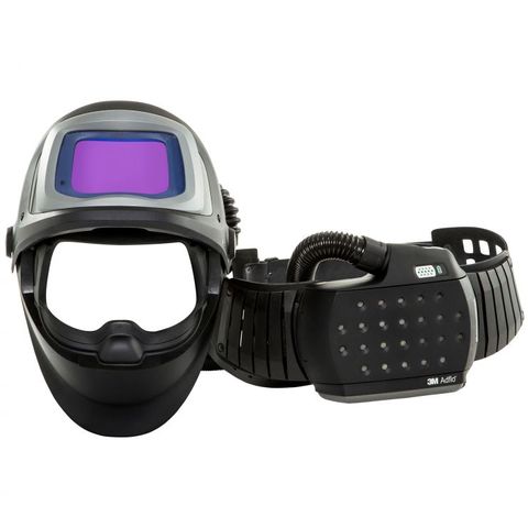 WELDING 3M SPEEDGLAS HELMET FLIP UP 9100 FX AIR WITH 9100 FX AIR ADFLO PAPR