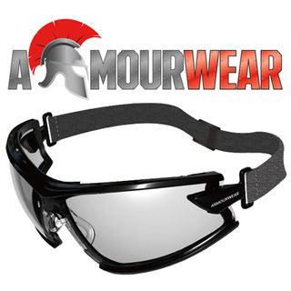 EYEWEAR ARMOURWEAR RAPPER CLEAR WITH HEAD STRAP