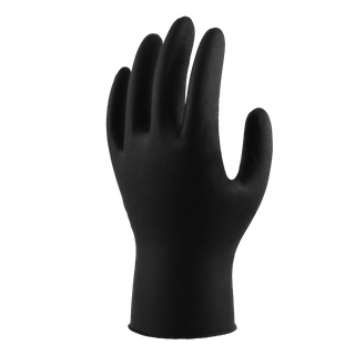 GLOVES LYNN RIVER DISPOSABLE NITRILE BLACK BX 100 GRIZZLY