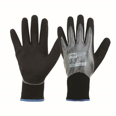 GLOVES PRO SAFETY TOUCHSCREEN SAND DIP WINTER GLOVE PAIR