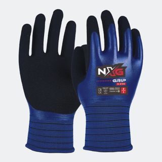 GLOVES SAFETY MATE NXG GRIP FC GLOVE BLU/BLK PAIR   C-8193
