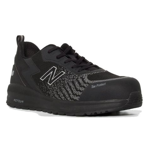 SHOE NEW BALANCE SPEEDWARE MENS SAFETY WIDTH-2E BLK/BLK