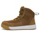 BOOTS BISON LOW CUT LACE UP ZIPSIDE BROWN