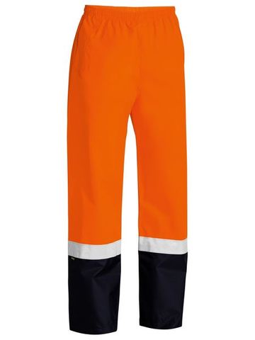 RAINWEAR BISLEY SHELL PANTS TAPED HI VIS RAIN OR/NA