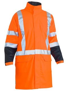 RAINWEAR BISLEY JACKET TTMC-W STRETCH PU ORANGE