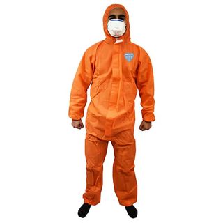 DISPOSABLE COVERALL SURESHIELD SMS ORANGE (SS150-O-2)