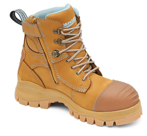 BOOT BLUNDSTONE WHEAT WOMENS ZIP BOOT