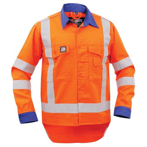 SHIRT INDEPENDENT TRAFFIC FR EMB LEFT ARM ORANGE