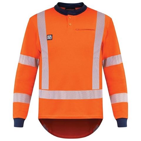 POLO INDEPENDENT TRAFFIC FR EMB LEFT ARM ORANGE