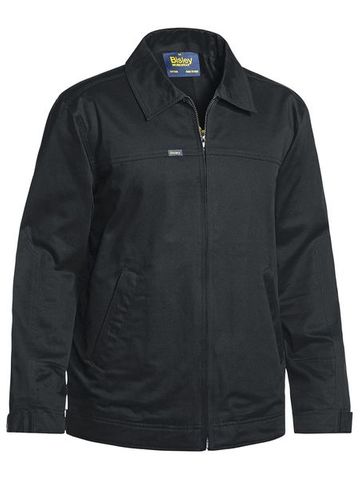 JACKET COTTON INDEPENDENT TRAFFIC EMB LEFT ARM BLACK
