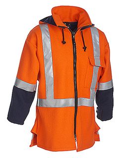 JACKET ROADIE WOOL INDEPENDENT TRAFFIC EMB x2 LEFT ARM NAMED OR/NA