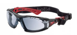 EYEWEAR BOLLE RUSH PLUS SMOKE W/ GASKET SAFETY SPEC