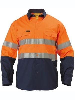 BISLEY SHIRT 2-TONE HIVIS LTWT