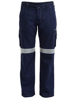 WORKWEAR BISLEY TROUSERS CARGO  LIGHTWEIGHT TAPED