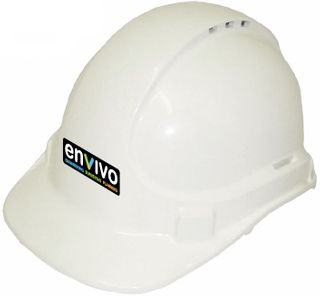 HEAD PROTECTION MSA HARDHAT ENVIVO - ELITE CAP WHITE + LOGO