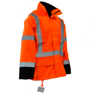 WORKWEAR SAFE TEC 20000 WP RATED TTMC-W17 ORANGE JACKET