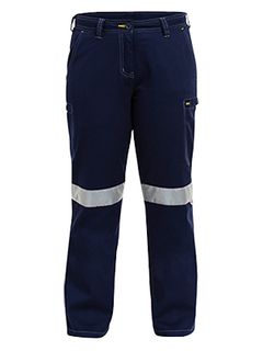 WORKWEAR BISLEY WOMENS TAPED COOL WEIGHT PANTS