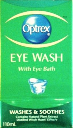 FIRST AID OPTREX EYE WASH 110ML EA