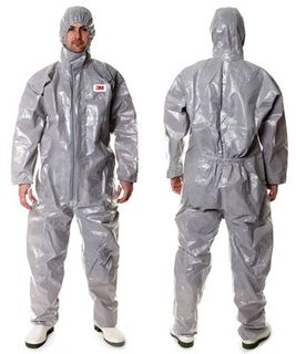 DISPOSABLE 3M COVERALL ANTI STATIC M/LAYERED CHEMICAL EACH
