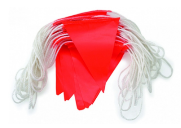 TRAFFIC PRO BUNTING HIVIS ORANGE FLAGS 30M EACH