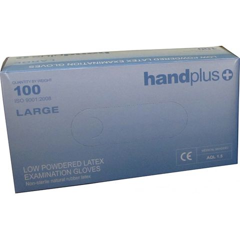 DISPOSABLE GLOVES LATEX LOW PW