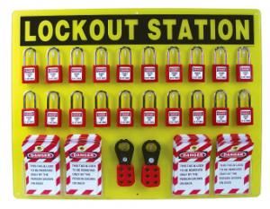 LOCKOUT 20 STATION 20 PADLOCKS 4 HASPS + TAGS