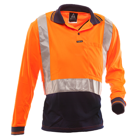 SAFE-T-TEC POLO HI VIS L/SLEEVE