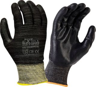 GLOVES CUT 5  BLACK 13 GUAGE PAIR