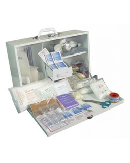 FIRST AID KIT INDUSTRIAL 1-50 METAL BOX WITH CONTENTS