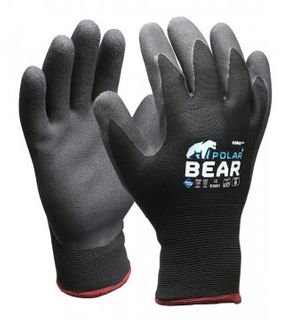 GLOVES ESKO POLAR BEAR THERMAL DOUBLE LINED BLK -8 PAIR