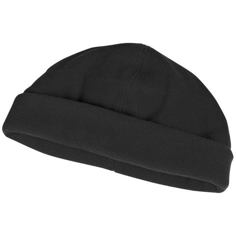 POLAR FLEECE BEANIE - BLACK
