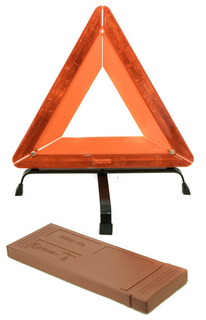 TRAFFIC REFLECTIVE TRIANGLE FREESTANDING EACH
