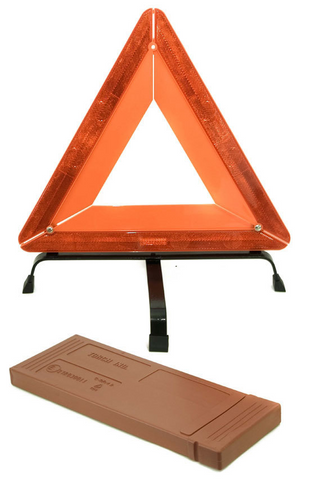 TRAFFIC REFLECTIVE TRIANGLE FREESTANDING
