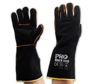 GLOVES WELDING - BLACK AND GOLD