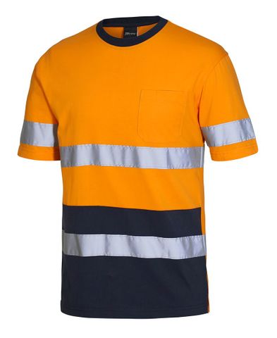 HI VIS TAPED TRAD T-SHIRT COTTON