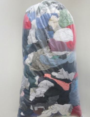 CLEANING RAGTAG MIXED T SHIRT RAGS 20KG BAG EACH