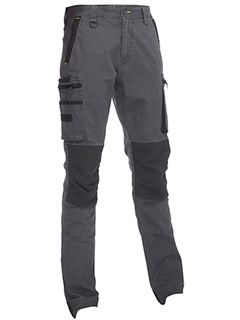 WORKWEAR BISLEY STRETCH  FLX & MOVE ZIP CARGO TROUSER