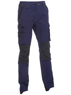 WORKWEAR BISLEY STRETCH  FLX & MOVE ZIP CARGO TROUSER
